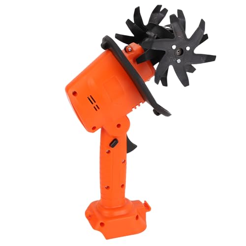 Yechiry Schnurloser Pinselanbauer, Kupfermotor 4 Manganstahlblätter Ergonomisch Leichtes Hand Pinne mit Sicherheitsschloss für Rasen, Garten, Gewächshaus Yechiry Schnurloser Pinselanbauer, Kupfermotor 4 Manganstahlblätter Ergonomisch Leichtes Hand Pinne mit Sicherheitsschloss für Rasen, Garten, Gewächshaus von Yechiry