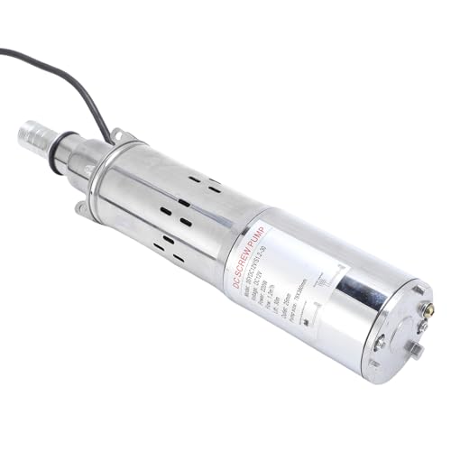 Yechiry Solar Deep Well Pumpe, DC 12V 220W Tauchwässerpumpe, Maximaler Fluss 5,4 Gpm, max. Yechiry Solar Deep Well Pumpe, DC 12V 220W Tauchwässerpumpe, Maximaler Fluss 5,4 Gpm, max. von Yechiry