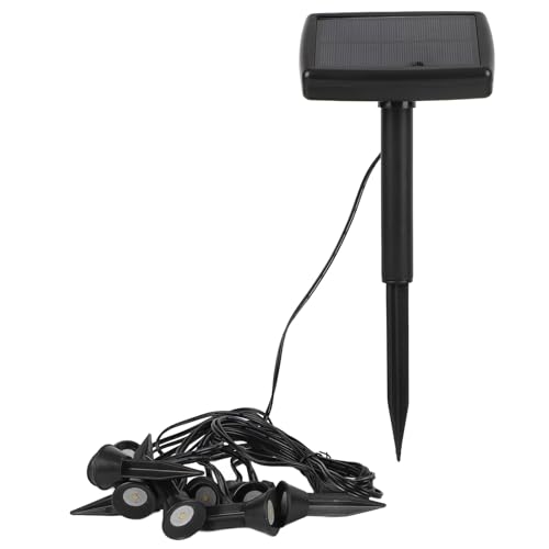 Yechiry Solar Pathway Lights 10 LED Solar Garden Stake Lights IP55 Outdoor Landschaft Dekorative Beleuchtung, Stütze DIY -Layout für Garten Rasen Patio Pathway Auffahrt (Warmes Licht) von Yechiry