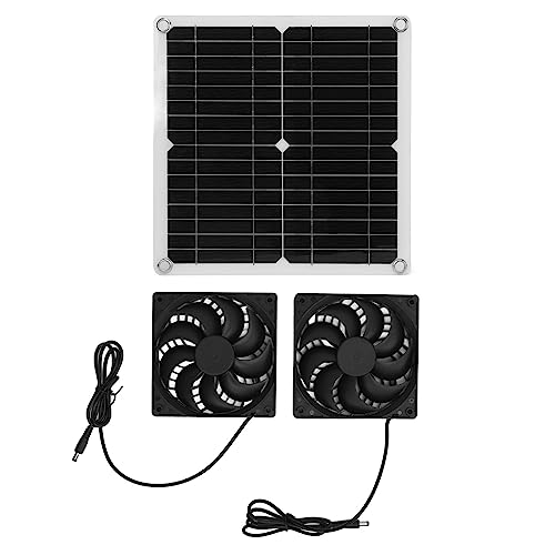 Yechiry Solarpanel -Lüfterkit, 20W Tragbarer Solar -Antriebslüfter mit Doppelventilatoren für Wohnmobile, Hundehaus, Hühnerkoops, Gewächshäuser, Schuppen Yechiry Solarpanel -Lüfterkit, 20W Tragbarer Solar -Antriebslüfter mit Doppelventilatoren für Wohnmobile, Hundehaus, Hühnerkoops, Gewächshäuser, Schuppen von Yechiry