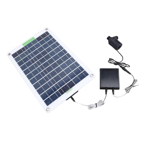 Yechiry Solarpumpe, Professionelle 100 -W -monokristalline Silizium 16,4 Fuß Lift Solar Wasserbrunnenpumpe mit Energiespeicherbox für Gartenpool, Fischteich von Yechiry