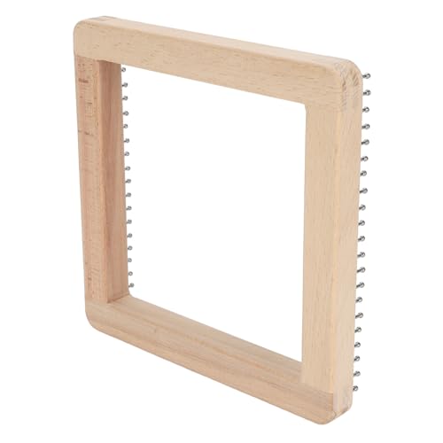 Yechiry Square -Strick -Webstühle, Holztafel, Webenstifte, Häkelnadelwerkzeuge, Handgefertigte Strickwebstühle, Holzblockerplatte (20 * 20CM) von Yechiry