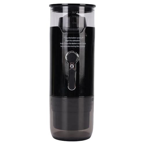 Yechiry Tragbare Espressomaschine, Batteriebetriebene Kaffeemaschine, Wiederaufladbare 15 -bar -Druck mit 2000 -mAh -Batterie für Reisebüros -Camping -Wanderwanderwagen von Yechiry