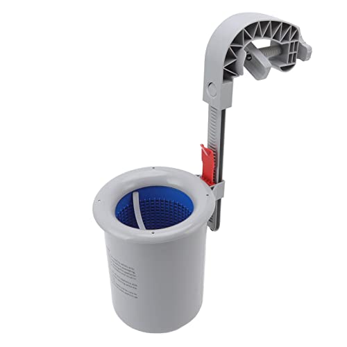 Yechiry Über Gemahlener Pool -Skimmer, Grau -Grau wandmontierte Gleitflächen Skimmer mit Abnehmbarem Sauberem Schmutzkorb, Auto Pool Filter Wartungskit für Oberirdische von Yechiry