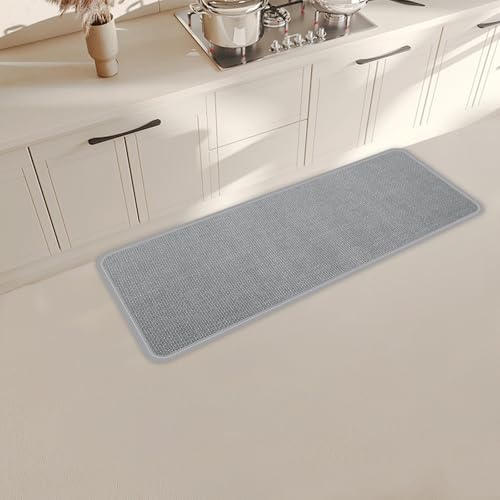 YedZen Küchenteppich Waschbar rutschfest, 60x150cm Grau Küchenläufer rutschfest Teppich Läufer Flur, Waschbare Sisaloptik Gewebte Saugfähig Teppiche für Küchen, Terrasse, Leicht Reinigen Küchenmatte YedZen Küchenteppich Waschbar rutschfest, 60x150cm Grau Küchenläufer rutschfest Teppich Läufer Flur, Waschbare Sisaloptik Gewebte Saugfähig Teppiche für Küchen, Terrasse, Leicht Reinigen Küchenmatte von YedZen