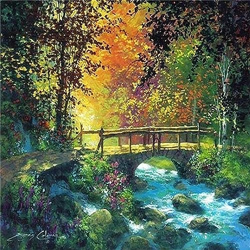 5D Diamond Painting Set Wald Brücke Fluss,Diamant Painting Bilder Kit DIY Malen nach Zahlen Erwachsene Stickerei Kreuzstich Voll Strass Kristall Diamant Kunst Handwerk für Home Wand-Decor 30x30cm 5D Diamond Painting Set Wald Brücke Fluss,Diamant Painting Bilder Kit DIY Malen nach Zahlen Erwachsene Stickerei Kreuzstich Voll Strass Kristall Diamant Kunst Handwerk für Home Wand-Decor 30x30cm von Yeecer