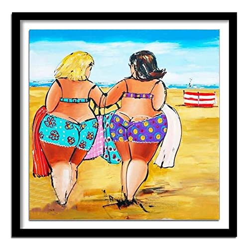 DIY Diamond Painting Strand Dicke Frau 5D Adult Kinder Diamant Painting Bilder Kits,Full Drill Strass Stickerei Kreuzstich Diamant Malerei Mosaik Kunsthandwerk für Home Wall Decor Round drill,30x30cm DIY Diamond Painting Strand Dicke Frau 5D Adult Kinder Diamant Painting Bilder Kits,Full Drill Strass Stickerei Kreuzstich Diamant Malerei Mosaik Kunsthandwerk für Home Wall Decor Round drill,30x30cm von Yeecer