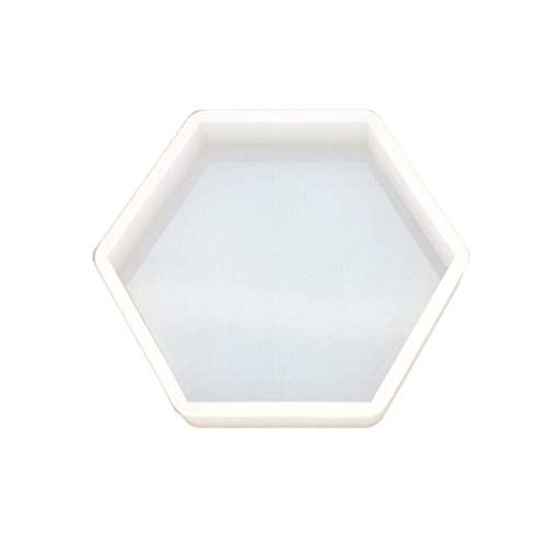 Yeeda Silikonform nordischer Geometrie Stil Handwerk Auto Dekoration DIY Kristall Epoxy achteckig Tisch Set Form Hochspiegel Gips Aromatherapie Duft Erweiterung Steinform sorgfältig von Yeeda