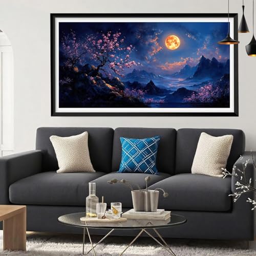 5D Diamond Painting Gebirge, Baum Diamond Painting Erwachsene Bastelset, DIY Vollbohrer Diamant Malerei Basteln Erwachsene Anfänger Kreativ Set für Zimmer Deko Geschenke für Frauen 90x180cm Y6-293 5D Diamond Painting Gebirge, Baum Diamond Painting Erwachsene Bastelset, DIY Vollbohrer Diamant Malerei Basteln Erwachsene Anfänger Kreativ Set für Zimmer Deko Geschenke für Frauen 90x180cm Y6-293 von Yeefion