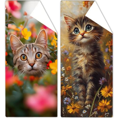 Strandtuch Katze Mikrofaser Handtuch Chrysantheme Strandtuch XXL 220x100cm 2 Stück Stranddecke Sandfrei Super Saugfähig Sporthandtuch Schwimmhandtücher für Reise Urlaub Garten, Camping & Strand OC-240 Strandtuch Katze Mikrofaser Handtuch Chrysantheme Strandtuch XXL 220x100cm 2 Stück Stranddecke Sandfrei Super Saugfähig Sporthandtuch Schwimmhandtücher für Reise Urlaub Garten, Camping & Strand OC-240 von Yeefion