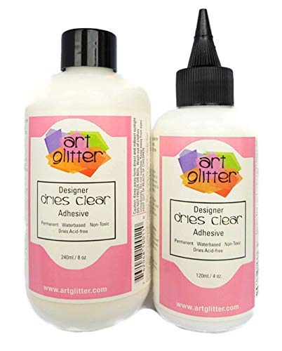 Art Glitter Designer trocknet klar selbstklebend 8 Oz Refill & 4 Oz mit Applikator Spitze Art Glitter Designer trocknet klar selbstklebend 8 Oz Refill & 4 Oz mit Applikator Spitze von Art Glitter