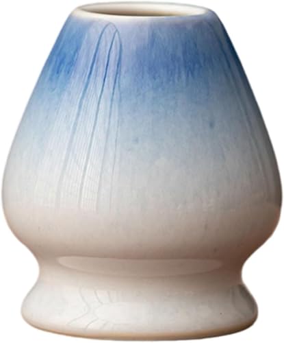 Matcha Schneebesen Ständer Matcha Besen Halter Chasen Halter Keramik Besen-Halter für Teeservice Zubehör Teezeremonie Lifestyle Matchabesenhalter für Tee Set Zubehör (Blau) von Yeehliny