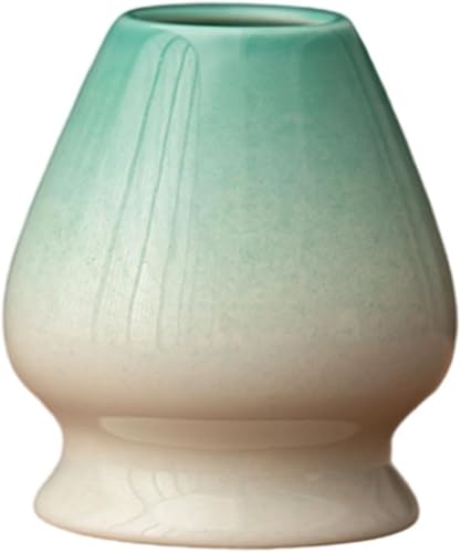 Matcha Schneebesen Ständer Matcha Besen Halter Chasen Halter Keramik Besen-Halter für Teeservice Zubehör Teezeremonie Lifestyle Matchabesenhalter für Tee Set Zubehör (Grün) von Yeehliny
