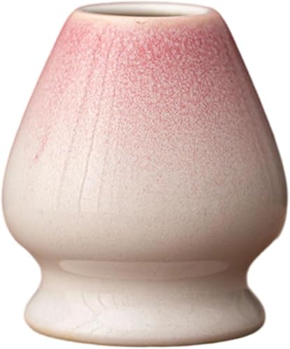 Matcha Schneebesen Ständer Matcha Besen Halter Chasen Halter Keramik Besen-Halter für Teeservice Zubehör Teezeremonie Lifestyle Matchabesenhalter für Tee Set Zubehör (Rosa) von Yeehliny