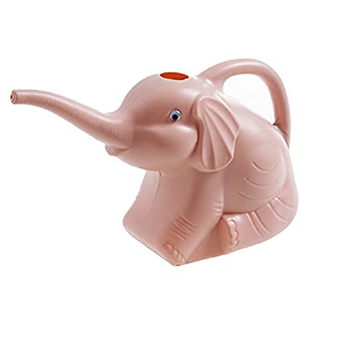 Yeehliny Blumengießkanne, Elefant Design GießKanne, 2 Liter Gießkanne, Gartengießkanne, Kleine Gießkanne aus Kunststoff,für Innen und Außen, Haus, Garten, Blumen, Zimmerpflanzen, Bewässerung (Pink) von Yeehliny