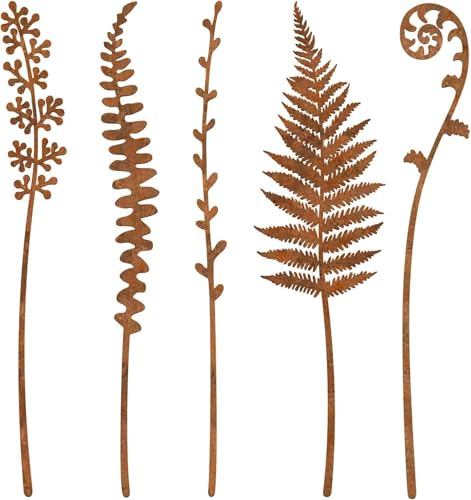 Yeehliny Gartenstecker Roststecker Rost Metallblumen für draußen, Dekostecker Beetstecker Blumenstecker Gartenpfähle Metall Rostiger Blumen Gartendeko für Rasen, Hof, Gehweg, Blumengarten (B/5pcs) Yeehliny Gartenstecker Roststecker Rost Metallblumen für draußen, Dekostecker Beetstecker Blumenstecker Gartenpfähle Metall Rostiger Blumen Gartendeko für Rasen, Hof, Gehweg, Blumengarten (B/5pcs) von Yeehliny