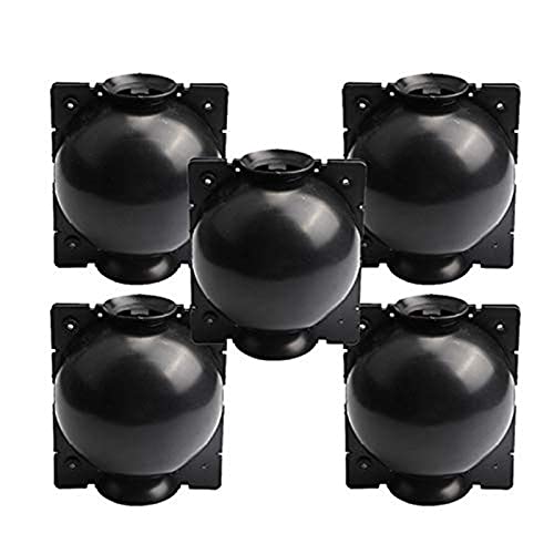 Yeehliny Pflanzenwurzel Verpflanzen Box Wiederverwendbare pflanzenwurzelbox Plant Rooting Ball, Plant Root Growing Box, Pflanzen Pfropfkasten für Gartenpfropfung Wurzelbildung 5PCS (Schwarz-12CM) von Yeehliny