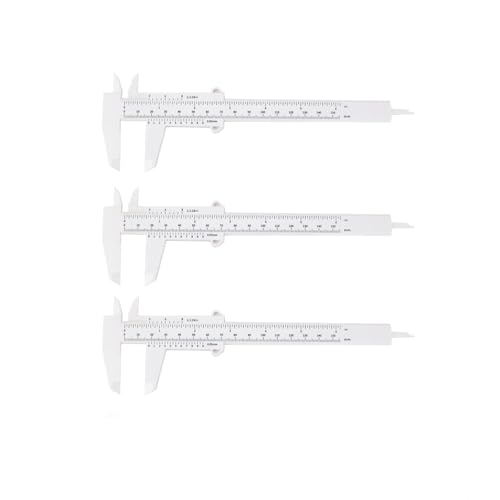 Digitaler Messschieber,Klassischer Messschieber 3 PCS 150mm 6 Zoll Kunststoff Schieblehre Augenbraue Messlineal Digitaler Messschieber Analog Schieblehre für Augenbraue Schmuck Mess Student Büro Digitaler Messschieber,Klassischer Messschieber 3 PCS 150mm 6 Zoll Kunststoff Schieblehre Augenbraue Messlineal Digitaler Messschieber Analog Schieblehre für Augenbraue Schmuck Mess Student Büro von Yeenano