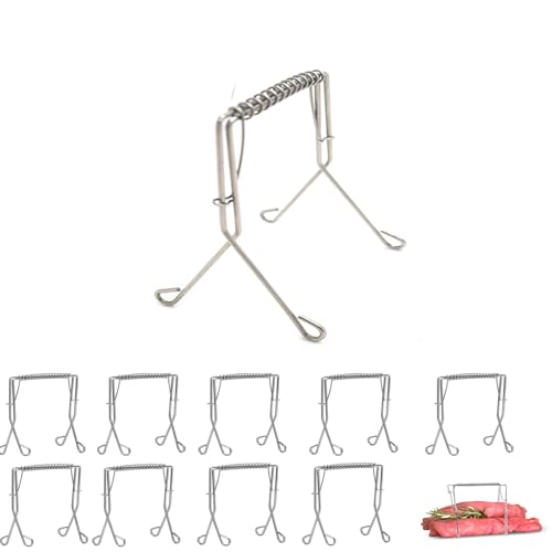 Yeenano Rouladenklammer, 10 Stck, Edelstahl, Silber von Yeenano