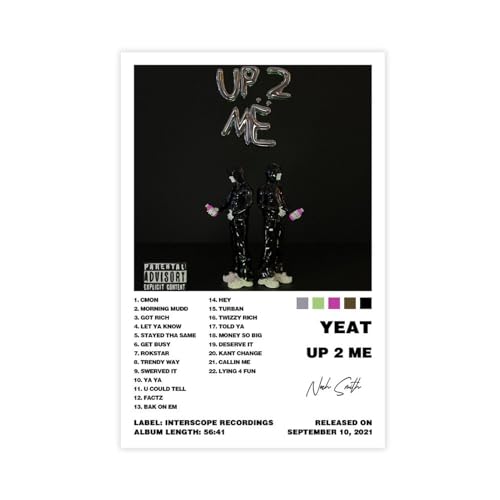 Yeat Poster Up 2 Me Albumcover-Poster, 2 Leinwandposter, Wandkunst, Dekordruck, Bild Gemälde für Wohnzimmer, Schlafzimmer, Dekoration, ungerahmt, 30 x 45 cm Yeat Poster Up 2 Me Albumcover-Poster, 2 Leinwandposter, Wandkunst, Dekordruck, Bild Gemälde für Wohnzimmer, Schlafzimmer, Dekoration, ungerahmt, 30 x 45 cm von Yeepi