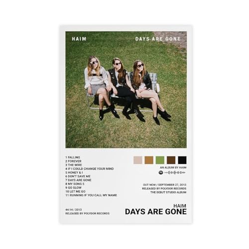 Yeepi Haim Poster Days Are Gone Albumcover-Poster, Leinwandposter, Schlafzimmer-Dekor, Sportlandschaft, Büro, Raumdekoration, Geschenk, ungerahmt, 30 x 45 cm Yeepi Haim Poster Days Are Gone Albumcover-Poster, Leinwandposter, Schlafzimmer-Dekor, Sportlandschaft, Büro, Raumdekoration, Geschenk, ungerahmt, 30 x 45 cm von Yeepi