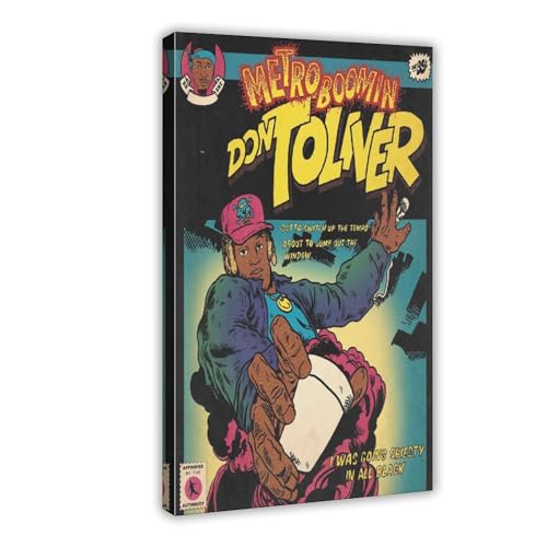 Yeepi Metro Boomin Heroes & Villains (Don Toliver) Comic-Poster, Leinwand-Poster, Wandkunst, Dekordruck, Bild für Wohnzimmer, Schlafzimmer, Dekoration, Rahmen-Stil, 30 x 45 cm von Yeepi