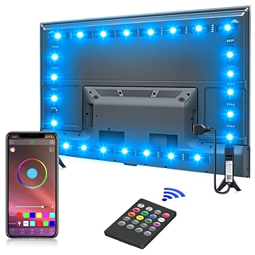Yeewhale LED TV Hintergrundbeleuchtung 2M USB Led RGB Beleuchtung Hintergrundbeleuchtung Fernseher USB für 40 bis 60 Zoll HDTV TV Bildschirm LED strip mit App gesteuerter Musiksynchronisation von Yeewhale