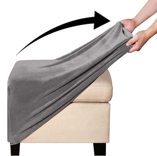 Hockerbezug Quadratisch Ottomane Schonbezug Quadratische Stretch Hocker Bezug Hocker Bezug für Ottomane Überzug Hockerbezug Quadratische Ottomane Abdeckungen ( Color : #14 , Size : 80x80cm/32x32in ) von Yekuhe