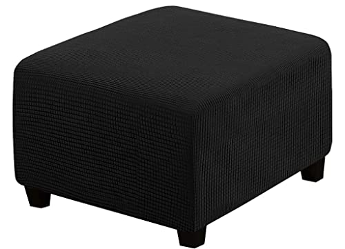 Ottomane Schonbezug Quadratische Hockerbezug 60x60/40x40/80x80/35x35 Stretch Hocker Bezug Samt Hocker Bezug für Ottomane Quadratisch Überzug Quadratische Ottomane Abdeckungen ( Color : #15 , Size : 60 von Yekuhe
