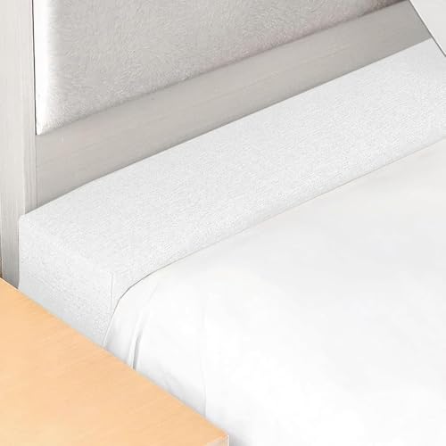 Yekuhe Bettlückenfüller 200 140 120 180 90cm, Bettbrücke für Doppelbett Schrank, Matratzenverlängerung mit Bezug Waschbar für Kopfteil Bett Matratze Zwischen und Wand(Weiß,200x5x20cm) von Yekuhe