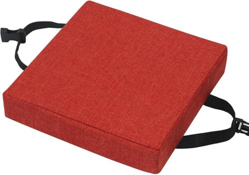 Yekuhe Stuhlkissen mit Bändern, Waschbare Sitzkissen rutschfest, Stuhlauflage Stuhlpolster Sitzkissen, Abnembar Bezug Mit Reißverschluss für Zuhause Büro Küche Esszimmer(Color 4,40x40x8cm Thick) von Yekuhe