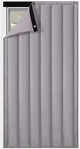 Yekuhe Türvorhang Kälteschutz für Winter Kälteschutzvorhang Haustür Zugluftstopper Thermovorhang Kälteschutz Dicker Türvorhang Winddicht & Schalldämmend(Gray,90x240cm) von Yekuhe