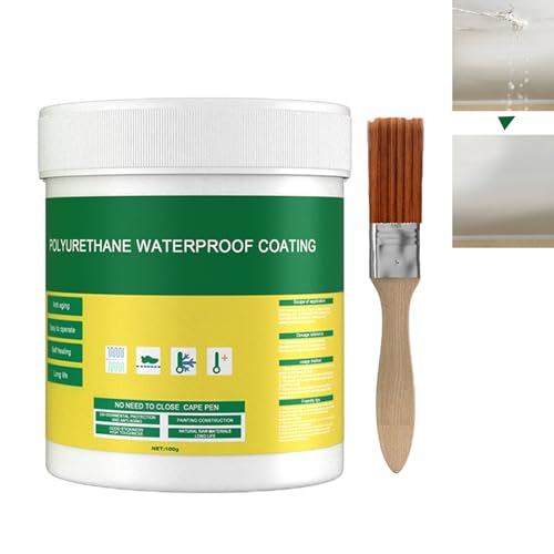 Transparenter Wasserdichter Beschichtungsmittel,Waterproof Anti-Leakage Agent,Wasserdicht Dichtmasse,Invisible Waterproof Agent,Wasserdichte Isolier-Dichtstoff-Emulsion für Fliesen,Wände,Dach (100G) Transparenter Wasserdichter Beschichtungsmittel,Waterproof Anti-Leakage Agent,Wasserdicht Dichtmasse,Invisible Waterproof Agent,Wasserdichte Isolier-Dichtstoff-Emulsion für Fliesen,Wände,Dach (100G) von Yelewy