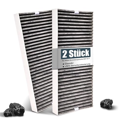 2 Aktivkohlefilter für Miele Dunstabzugshaube DKF 35-P Kompatibel mit KMDA 7272 KMDA 7473 KMDA 7676 KMDA 7876 und DAC xxxx im Umluftbetrieb 2 Aktivkohlefilter für Miele Dunstabzugshaube DKF 35-P Kompatibel mit KMDA 7272 KMDA 7473 KMDA 7676 KMDA 7876 und DAC xxxx im Umluftbetrieb von Yelid