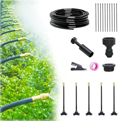 Yeliuxi 360° Curved Garden Automatic Irrigation System,Bewässerungssystem Garten,Automatische Bewässerungssets,Garten Bewässerung Kit,Misting System,für Landschaft,Flower Bed und Terrasse Pflanzen 5m Yeliuxi 360° Curved Garden Automatic Irrigation System,Bewässerungssystem Garten,Automatische Bewässerungssets,Garten Bewässerung Kit,Misting System,für Landschaft,Flower Bed und Terrasse Pflanzen 5m von Yeliuxi