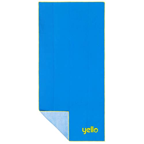 Yello Beach Handtuch, blau von Yello
