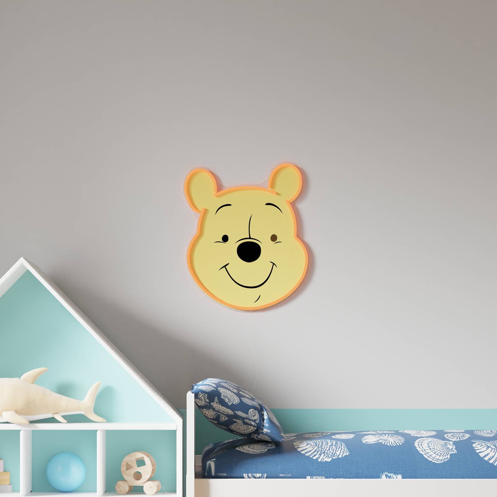 YellowPop Disney Winnie The Pooh Face Wandleuchte von YellowPop