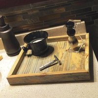 Rustikales Bauernhaus Serviertablett Herzstück Holz Couchtisch Tablett Für Ottomane Valet Ihn Fangen Alle Eingangsbereich von Yellowbarnwoodworks