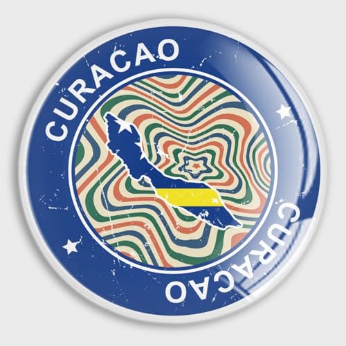 Curacao Kühlschrankmagnet mit Flagge, Glas, stark, magnetisch, Kühlschrankmagnet, Kühlschrankmagnete für Küche, Büro, Whiteboard, Klassenzimmer Curacao Kühlschrankmagnet mit Flagge, Glas, stark, magnetisch, Kühlschrankmagnet, Kühlschrankmagnete für Küche, Büro, Whiteboard, Klassenzimmer von Yelolyio