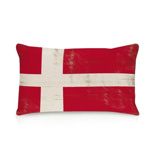 Yelolyio Kissenbezug mit Reißverschluss Dänemark, Dänemark, dekorativer Kissenbezug für Zuhause, Büro, Wohnzimmer, Schlafzimmer, Dekoration, 40,6 x 61 cm Yelolyio Kissenbezug mit Reißverschluss Dänemark, Dänemark, dekorativer Kissenbezug für Zuhause, Büro, Wohnzimmer, Schlafzimmer, Dekoration, 40,6 x 61 cm von Yelolyio