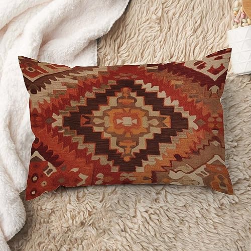 Yelolyio Lendenkissenbezüge, Terrakotta, Kelim, türkischer Stil, dekorativer Kissenbezug, Baumwollleinen, Kissenbezug für Couch, Sofa, Schlafzimmer, Heimdekoration, Einweihungsgeschenk Yelolyio Lendenkissenbezüge, Terrakotta, Kelim, türkischer Stil, dekorativer Kissenbezug, Baumwollleinen, Kissenbezug für Couch, Sofa, Schlafzimmer, Heimdekoration, Einweihungsgeschenk von Yelolyio