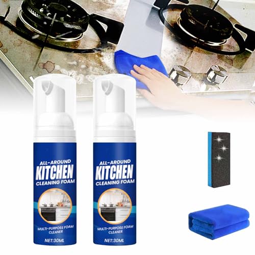 Yeluptu 2024 New Japanese Multi-Purpose Cleaner Spray, All Round Foaming Cleanser, All-Around Kitchen Cleaning Foam, Multi-Purpose Foam Cleaner Spray, All-Round Kitchen Cleaning Foam (2pcs) von Yeluptu