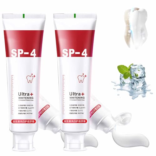 Yeluptu SP-4 Ultra Whitening, SP4 Ultra whitening, Yayashi Sp-4 Probiotic Whitening Toothpaste, SP 4 Ultra Whitening, SP 4 Ultra Whitening Toothpaste, SP4 Toothpaste, SIP-4 Toothpaste (Red) von Yeluptu