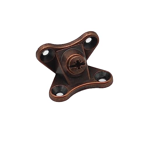 20 Pcs Abnehmbarer Kombinations-Schmetterlings-Eckcode, abnehmbare Eckstrebe in Schmetterlingsform, abnehmbare Eckstrebe mit Schrauben, Schmetterlings-Eckstrebe für Holz, Möbel (Red Bronze 20 pcs) von Yenisai