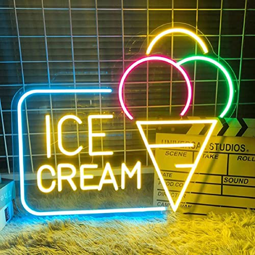 Ice Cream Neonlicht Zeichen LED Neon Lichter USB-betrieben Neonlicht Farbkunst Neonlichter für Kinderschlafzimmer, Restaurants, Bars, Fast-Food-Shop, Picknick-Partys Ice Cream Neonlicht Zeichen LED Neon Lichter USB-betrieben Neonlicht Farbkunst Neonlichter für Kinderschlafzimmer, Restaurants, Bars, Fast-Food-Shop, Picknick-Partys von Yenisai