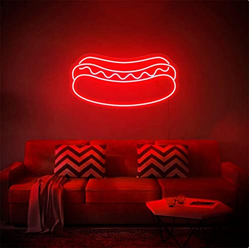 Yenisai Hot-Dog-Form Neon Zeichen LED Neonlichter USB Betrieben Dekoration Wandlicht Acryl Leuchtreklamen für Bar Shop Weihnachtsessen Street Party Decor-rot Yenisai Hot-Dog-Form Neon Zeichen LED Neonlichter USB Betrieben Dekoration Wandlicht Acryl Leuchtreklamen für Bar Shop Weihnachtsessen Street Party Decor-rot von Yenisai