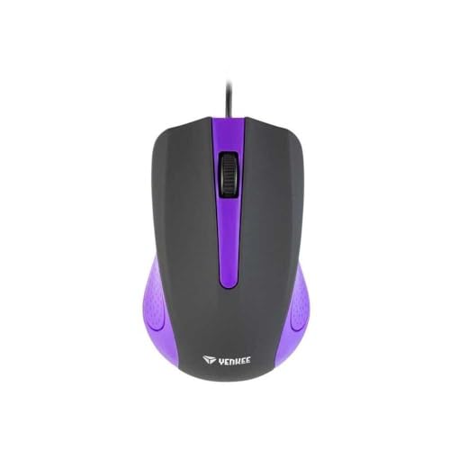 Yenkee YMS 1015PE USB-Maus mit SUVA-Kabel, Ergonomisches Design, für zu Hause und Büro,Kabellänge: 1,25 m, Wired Mouse, schwarz-lila Yenkee YMS 1015PE USB-Maus mit SUVA-Kabel, Ergonomisches Design, für zu Hause und Büro,Kabellänge: 1,25 m, Wired Mouse, schwarz-lila von Yenkee