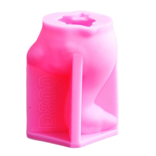 Tierformen, 5, 3 x 3, 9 Zoll 3D niedliche Silikonformen für Beton, Zement, Gips, Ton, Epoxidharz, Silikon für Harz von Yeory