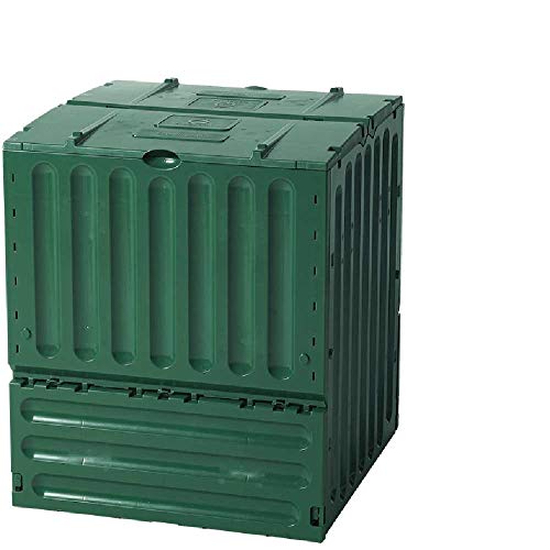 Yerd Geschlossener Schnell-Komposter 600 Liter: ECO-King, grün, aus 100% recyceltem PP, Made in Germany von Yerd