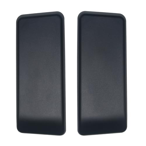 Ersatzkappe für Armlehnen, kompatibel mit Haworth Very Bürostuhl. für höhenverstellbare und 4D-Armlehnen. Verkauft als Set mit linken und rechten Armlehnenkappen. (Schwarz) von Yerinmeich